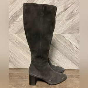 Aquatalia | Delle Weatherproof Grey Suede Boots Size 10